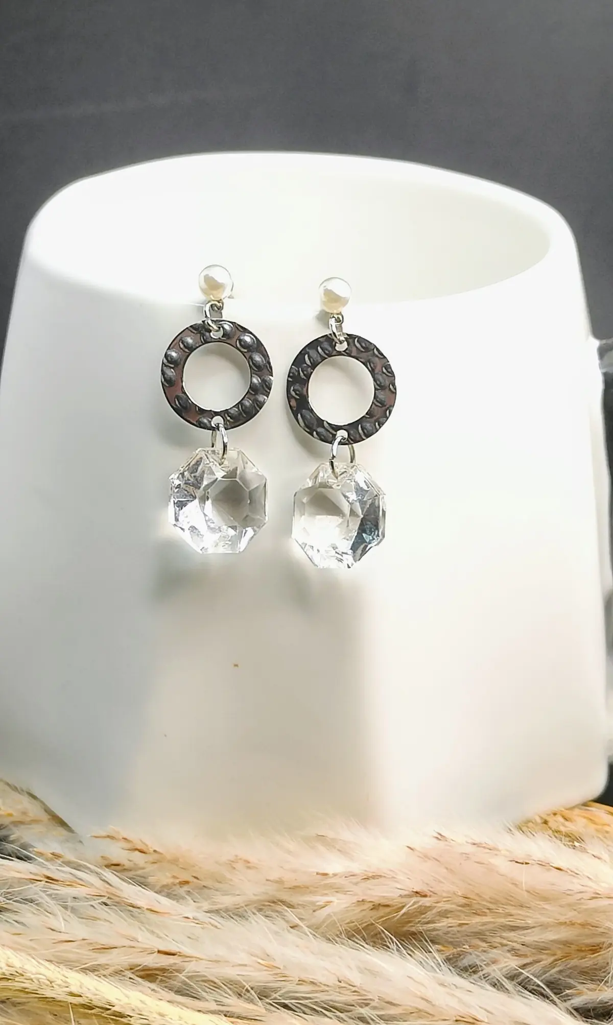 Boucles d’oreilles "Anneaux graphiques"
