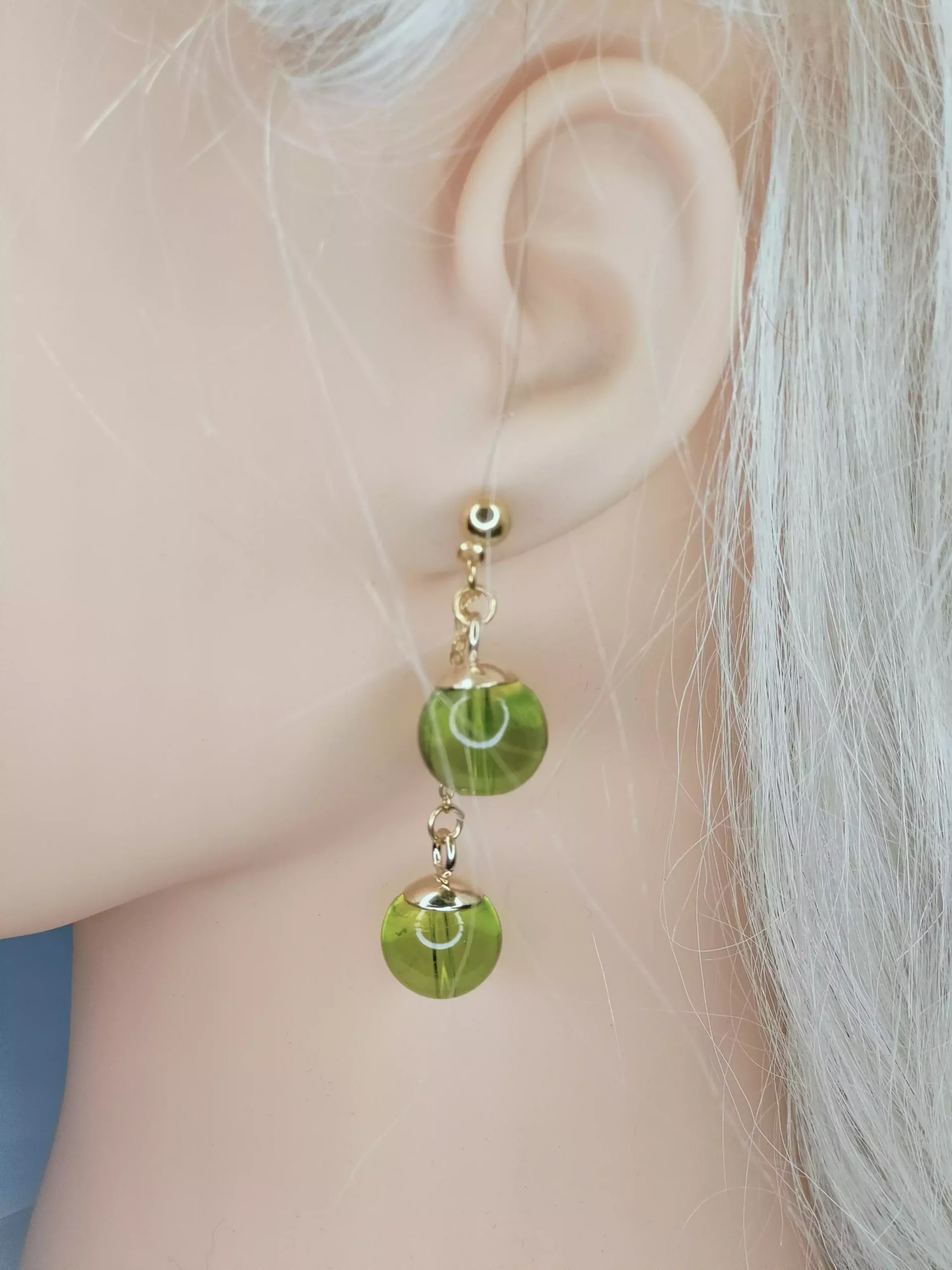 Boucles d’oreilles en pampilles fines et élégantes