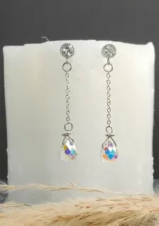 Boucles d’oreilles goutte en cristal