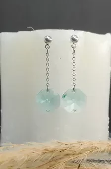 Boucles d’oreilles pampille diamant